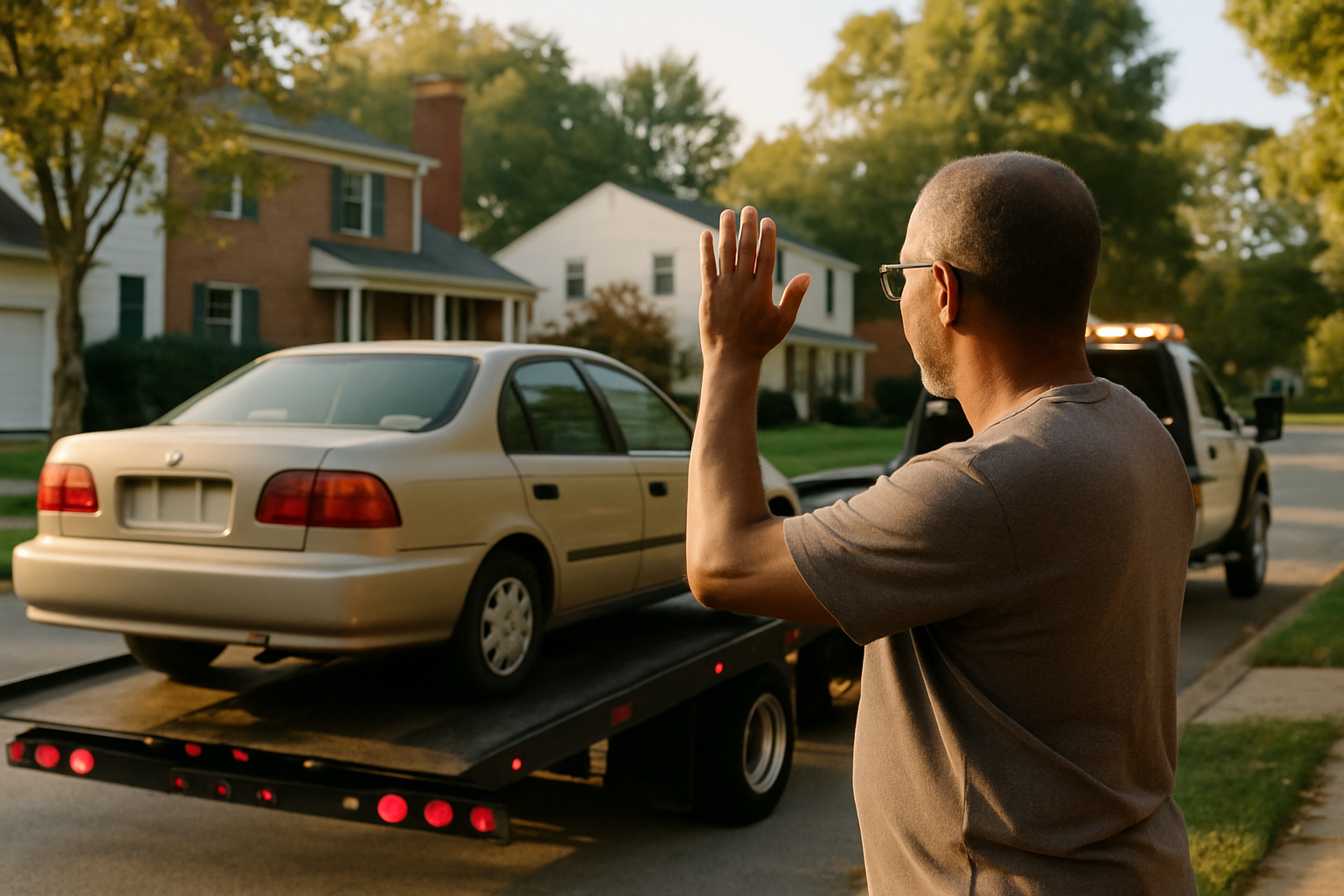 Vehicle donation moment in Maryland